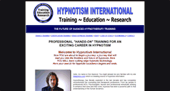 Desktop Screenshot of hypnotisminternational.com