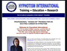 Tablet Screenshot of hypnotisminternational.com